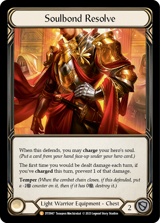 Soulbond Resolve [DTD047] (Dusk Till Dawn) Cold Foil