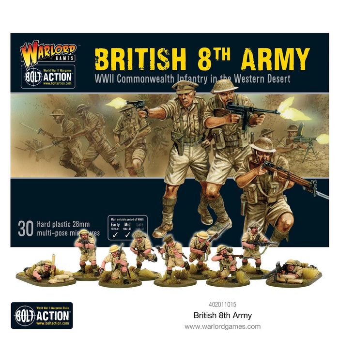 Bolt Action 8th Army Commonwealth Infantry in the Western Desert