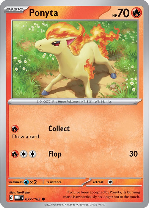 Ponyta (077/165) [Scarlet & Violet: 151]