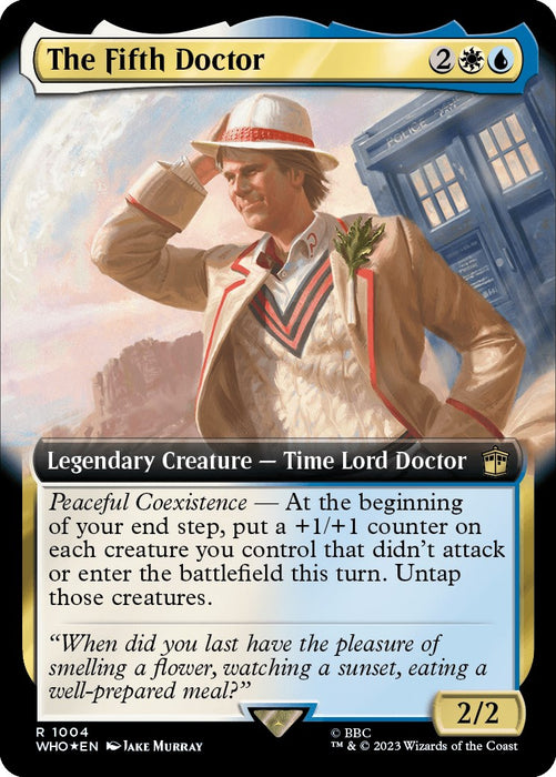 The Fifth Doctor (Extended Art) (Surge Foil) [Doctor Who]