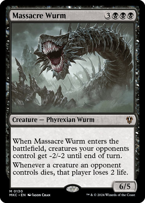 Massacre Wurm [Murders at Karlov Manor Commander]