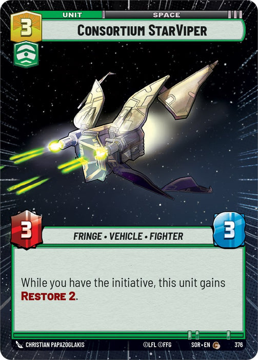 Consortium StarViper (Hyperspace) (376) [Spark of Rebellion]