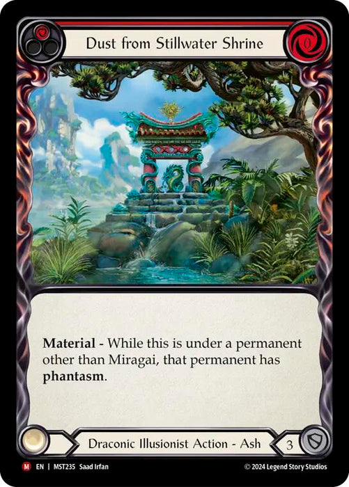 Dust from Stillwater Shrine [MST235] (Part the Mistveil)  Rainbow Foil