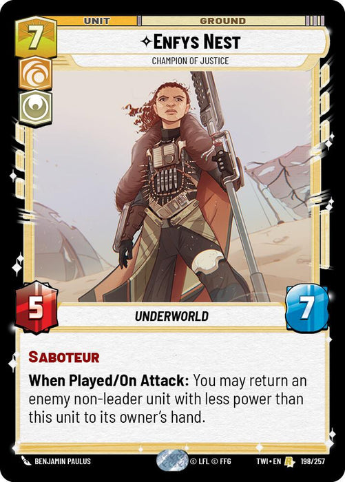 Enfys Nest - Champion of Justice (198/257) [Twilight of the Republic]