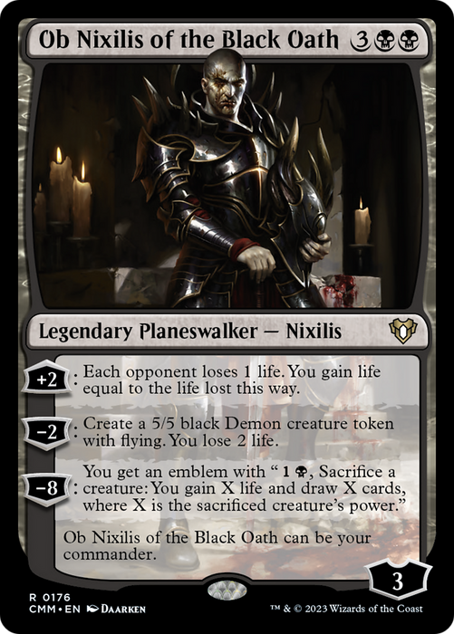 Ob Nixilis of the Black Oath [Commander Masters]