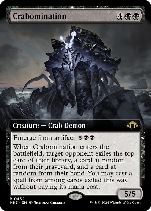 Crabomination (Extended Art) [Modern Horizons 3]