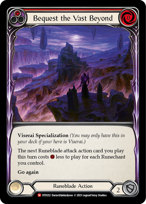 Bequest the Vast Beyond [DTD212] (Dusk Till Dawn)  Rainbow Foil