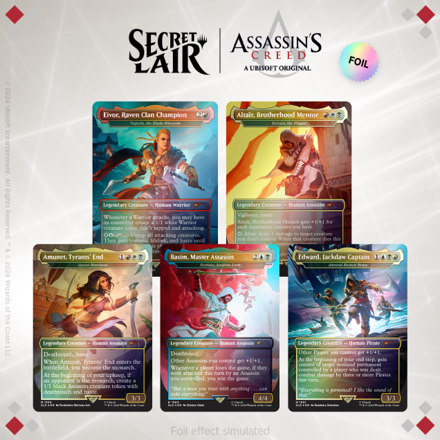 Secret Lair x Assassin’s Creed: Lethal Legends Foil Edition