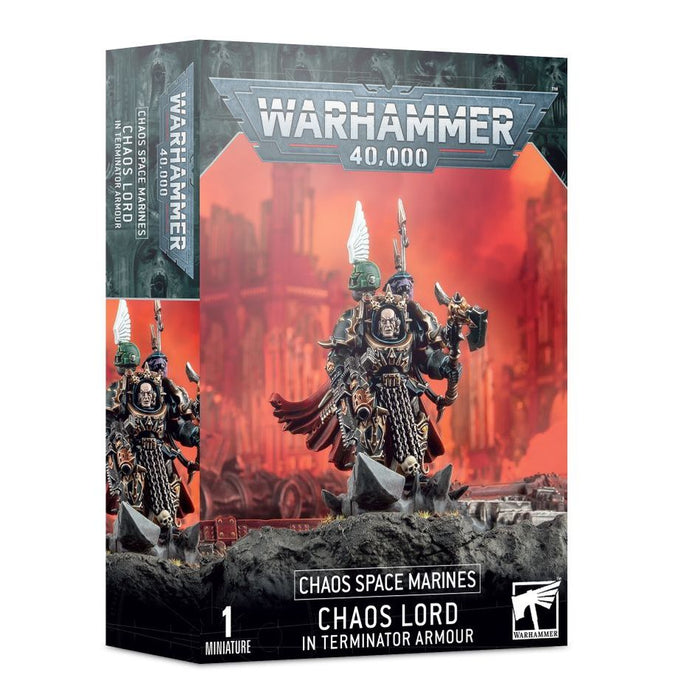 Chaos Space Marines: Sorcerer Lord in Terminator Armour (PREORDER)