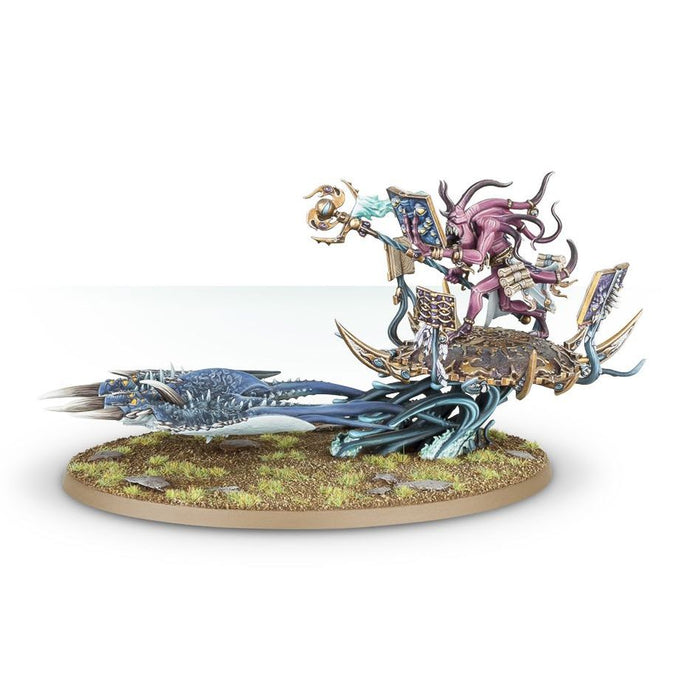 Disciples of Tzeentch: Fateskimmer, Herald of Tzeentch ofn Burning Chariot (PREORDER)