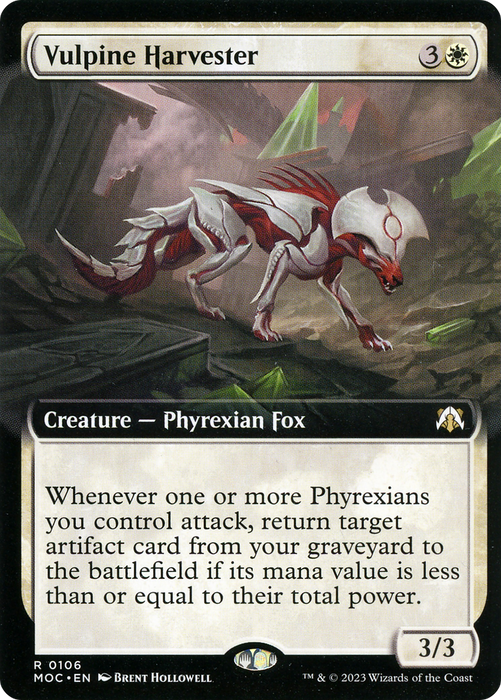 Vulpine Harvester (Extended Art) [March of the Machine Commander]