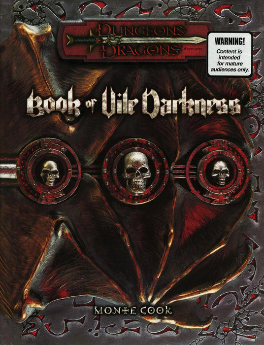 D&D 3RD EDITION BOOK OF VILE DARKNESS (EN)