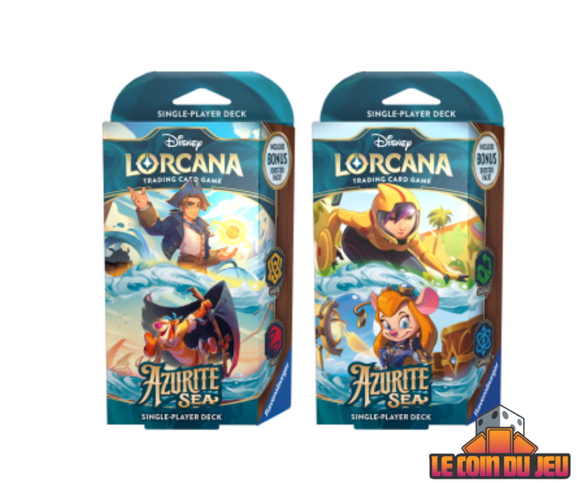 Disney Lorcana Azurite Sea Starter Deck Set of 2 (EN) (2024-11-15)