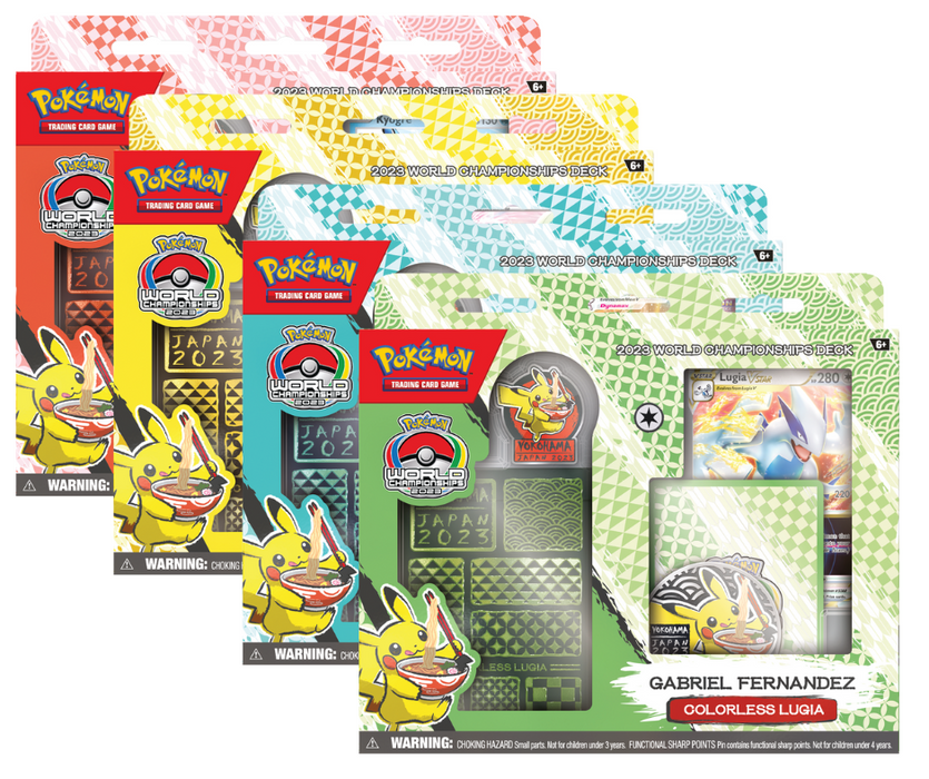 Pokemon World Championship Decks 2023 Set of 4