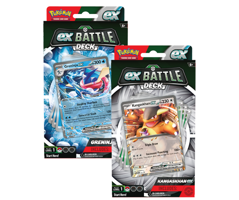 POKEMON BATTLE DECKS GRENINJA/KANGASKHAN SET OF 2