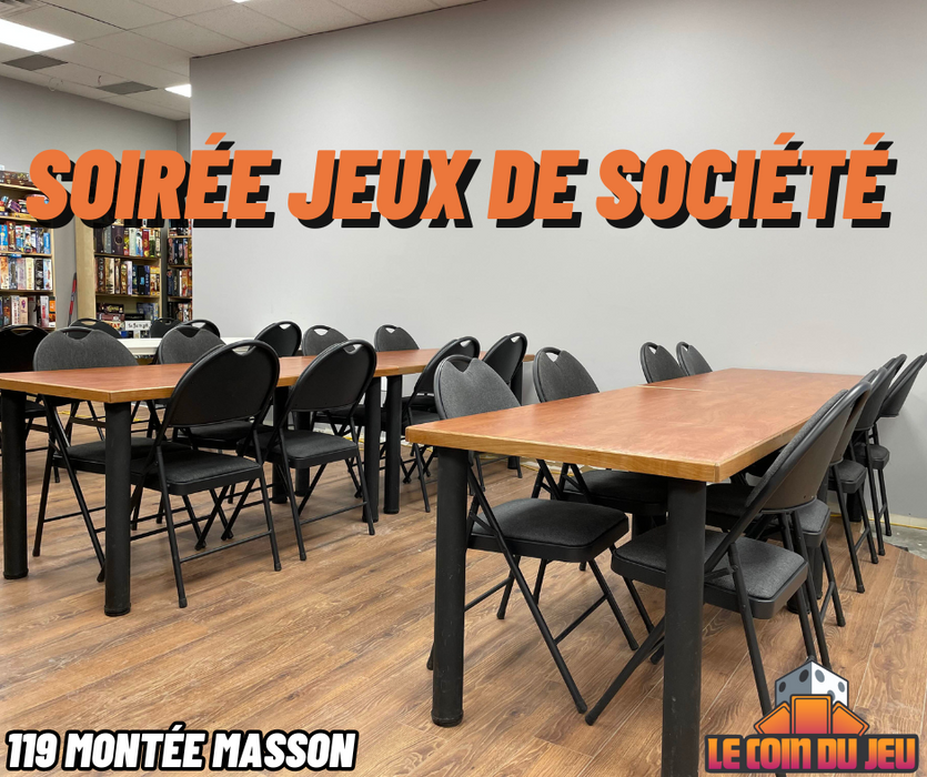 *À venir bientôt* Soirée Jeux de Société (Mascouche)