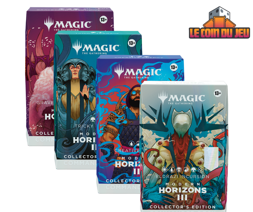 MTG Modern Horizons 3 Commander Deck Collectors Edition Set of 4