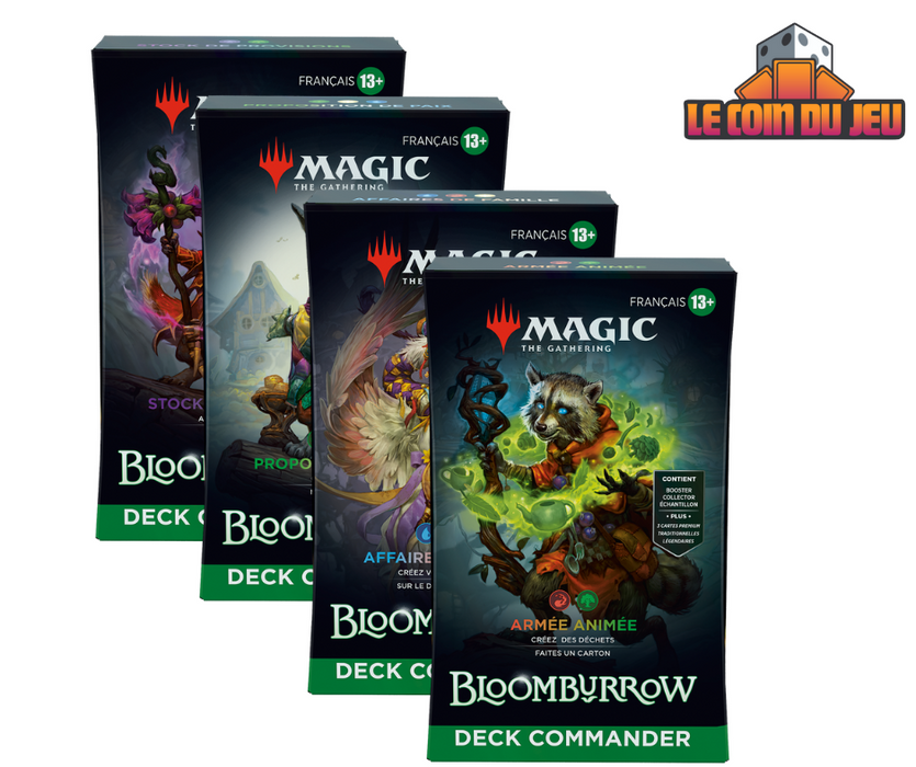 MTG Bloomburrow Deck Commander Ensemble de 4 (FRENCH)