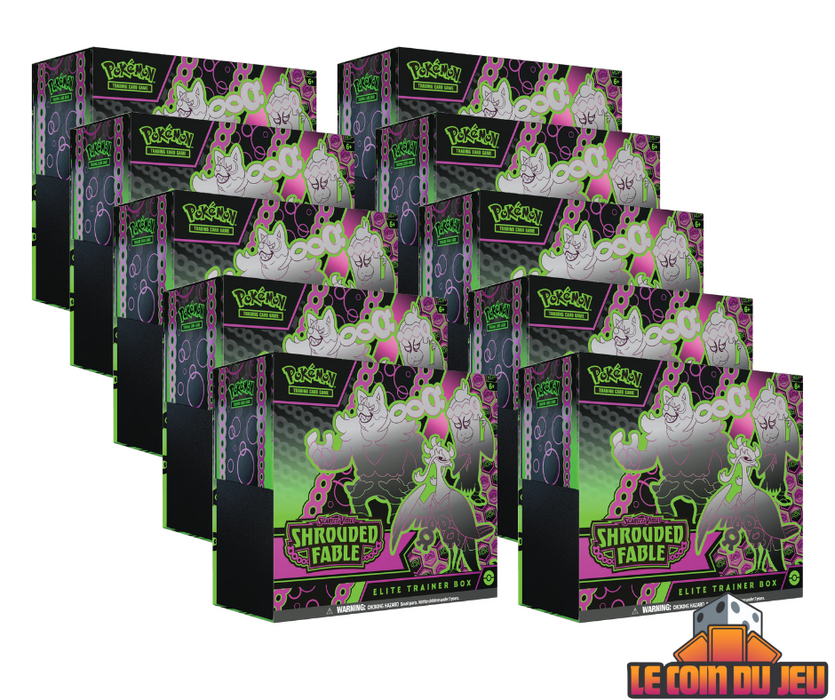 Pokemon SV6.5 Shrouded Fable Elite Trainer Box Case of 10