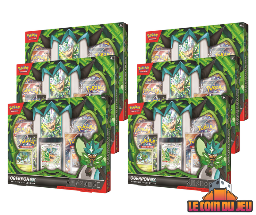 Pokemon Ogerpon EX Premium Collection Case of 6 (2024-11-15)