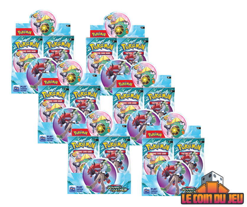 Pokemon SV9 Journey Together Booster Box Case of 6 (2025-03-24)