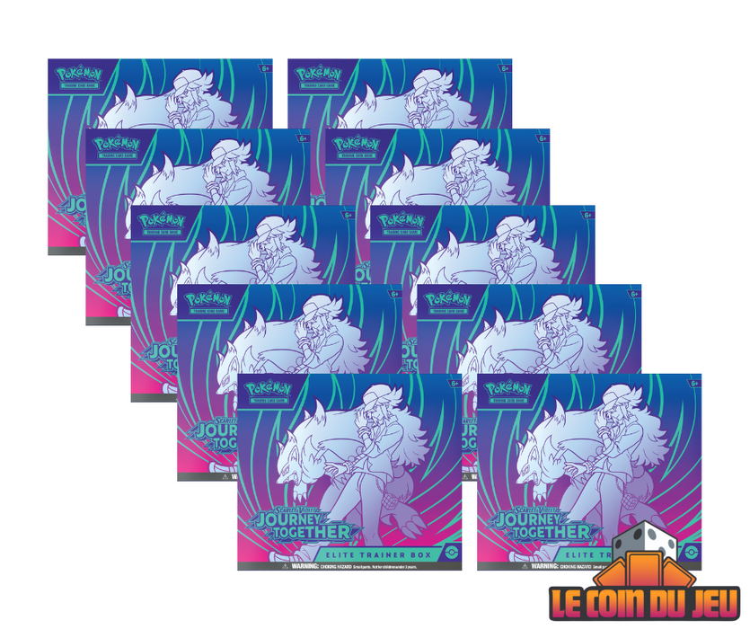 Pokemon SV9 Journey Together Elite Trainer Box Case of 10 (2025-03-24)