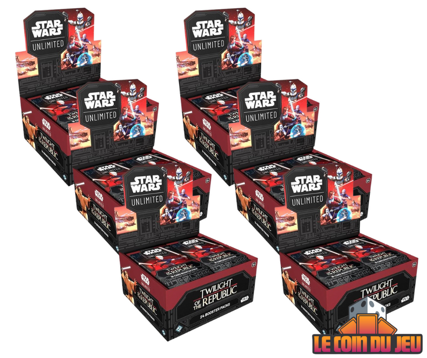 Star Wars: Unlimited: Twilight of the Republic Booster Display Case of 6 (EN) (2024-11-08)