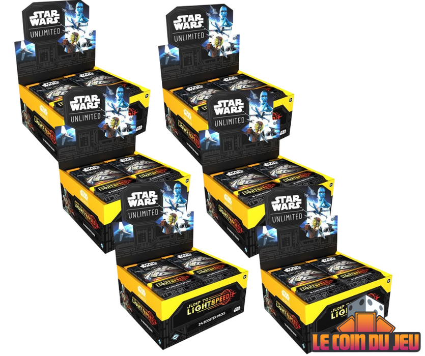 Star Wars: Unlimited: Jump to Lightspeed Booster Display Case of 6 (EN)