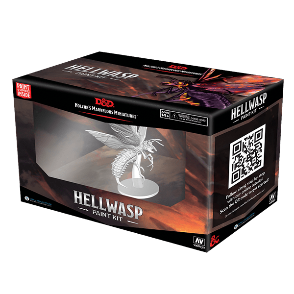 D&D Unpainted Paint Night Kit Hellwasp