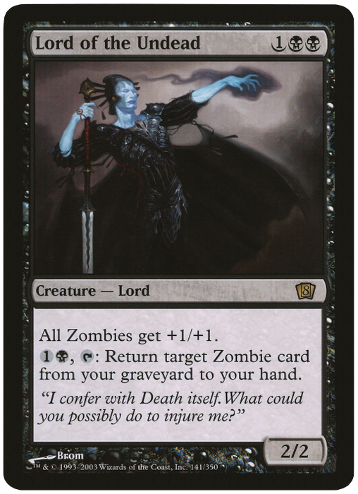 Lord of the Undead (Oversized) [Eighth Edition Box Topper]