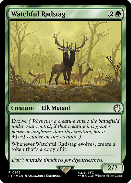 Watchful Radstag (Surge Foil) [Fallout]