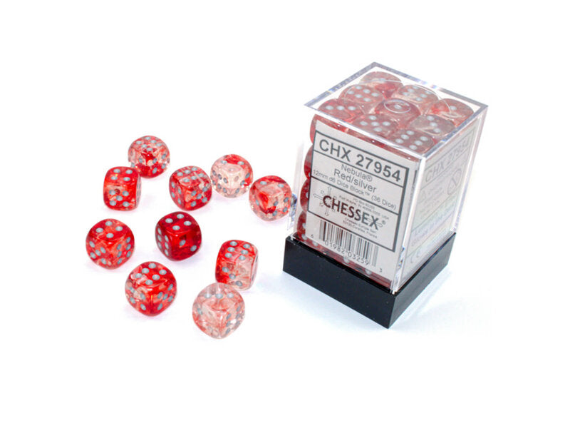 NEBULA 36D6 RED/SILVER LUMINARY 12MM