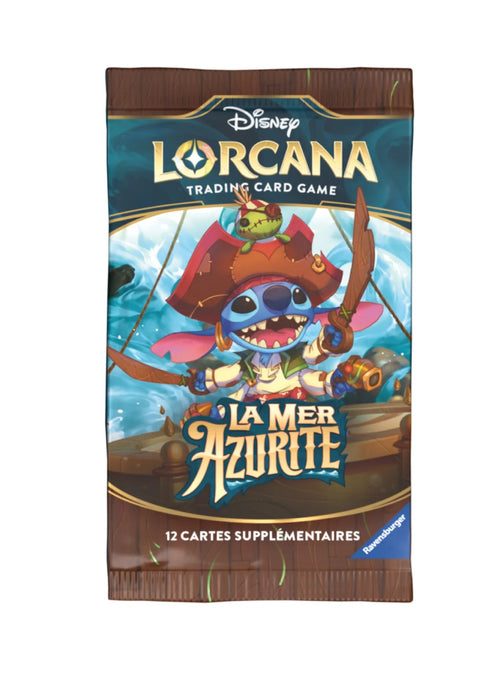 Disney Lorcana La Mer Azurite Boîte de Booster Pack (French)