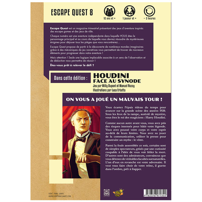 Escape Quest 8 – Houdini Face au Synode (FR)