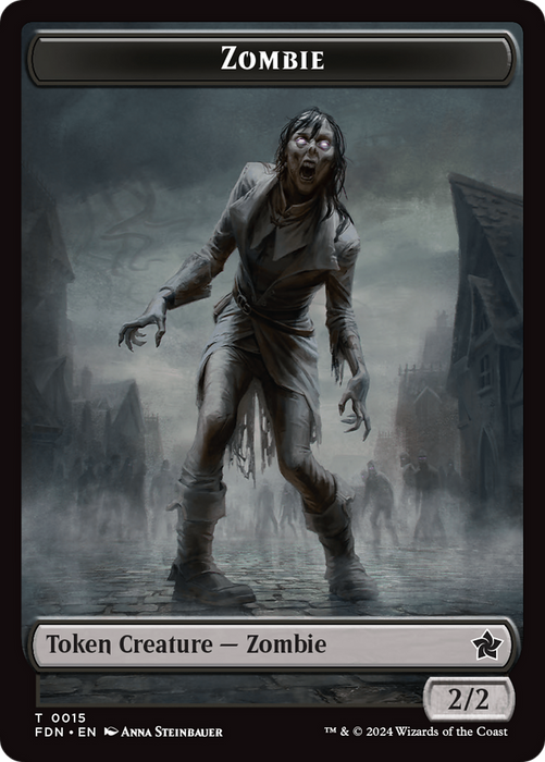 Rat (0014) // Zombie Double-Sided Token [Foundations Tokens]