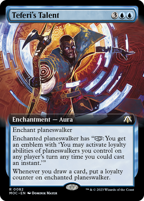 Teferi's Talent (Extended Art) [March of the Machine Commander]