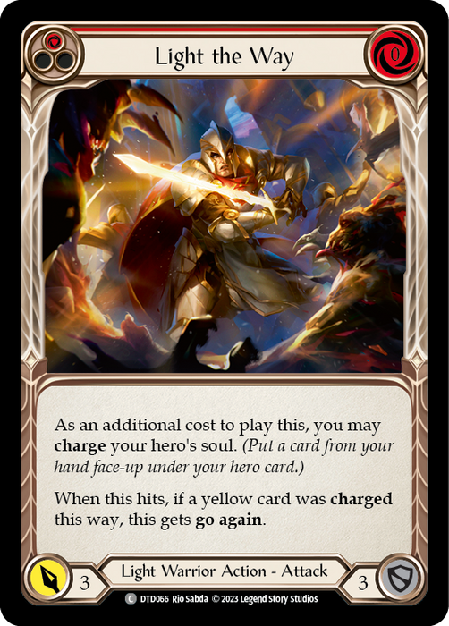 Light the Way (Red) [DTD066] (Dusk Till Dawn)  Rainbow Foil