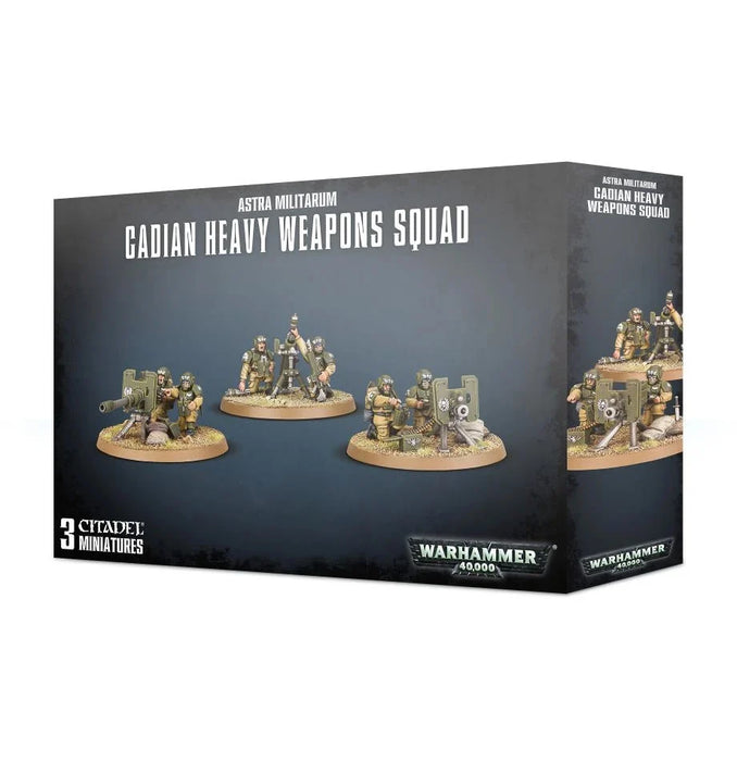 Astra Militarum : Cadian Heavy Weapons Squad