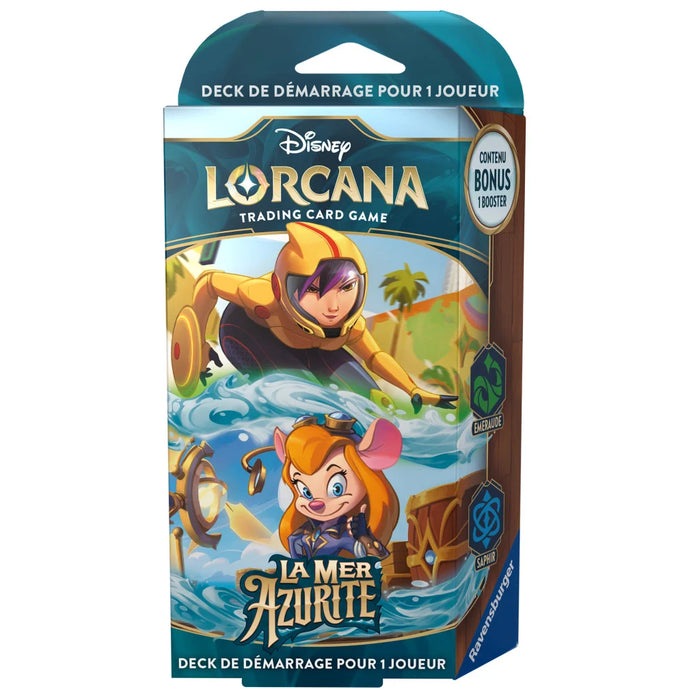 Disney Lorcana Mer Azurite Deck de Démarrage Émeraude & Saphir (FR) (2024-11-15)