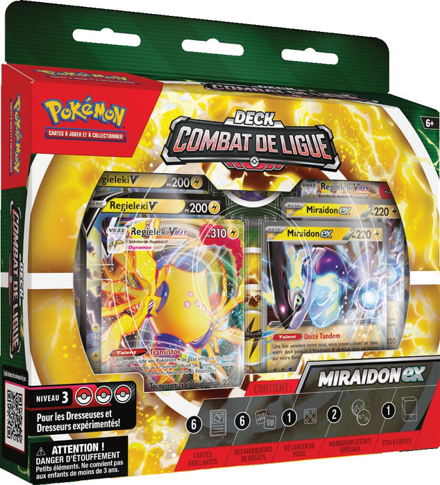 POKEMON LEAGUE BATTLE DECK MIRAIDON EX (FR)