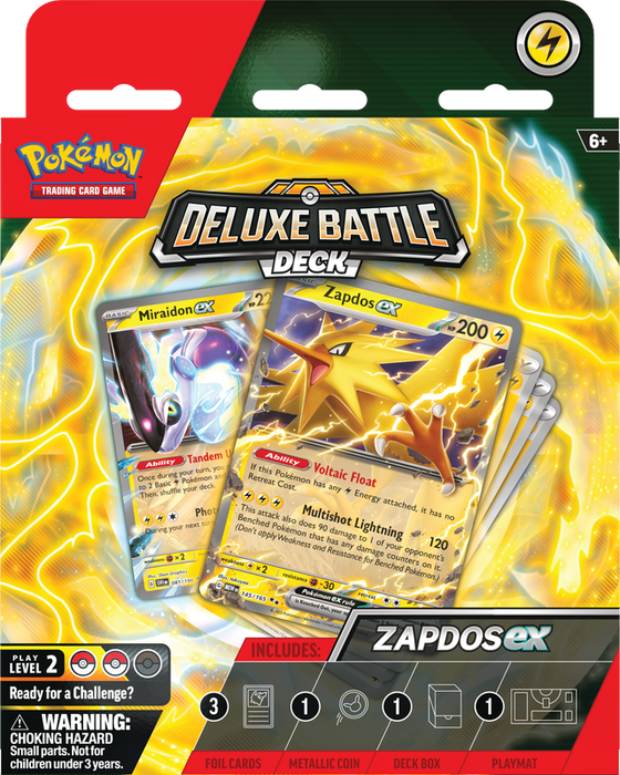 Pokemon Deluxe Battle Deck Zapdos EX