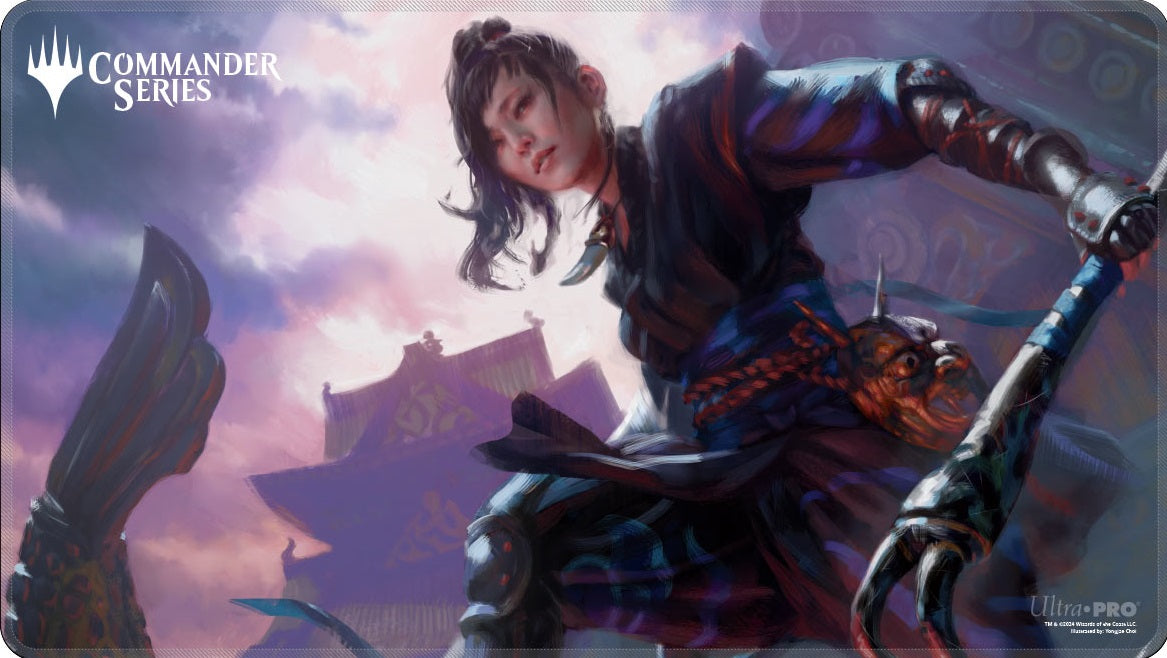 UP PLAYMAT MTG COMMANDER SERIES YURIKO STITCHED