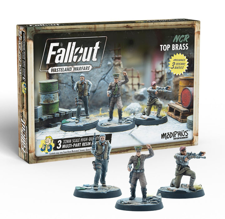 Fallout Wasteland Warfare: NCR Top Brass