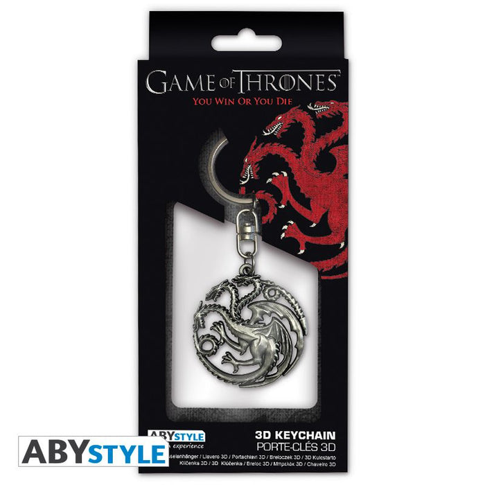 GAME OF THRONES KEYCHAIN 3D TARGARYEN