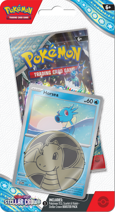 Pokemon SV7 Stellar Crown Checklane Blister Horsea (2024-09-09)