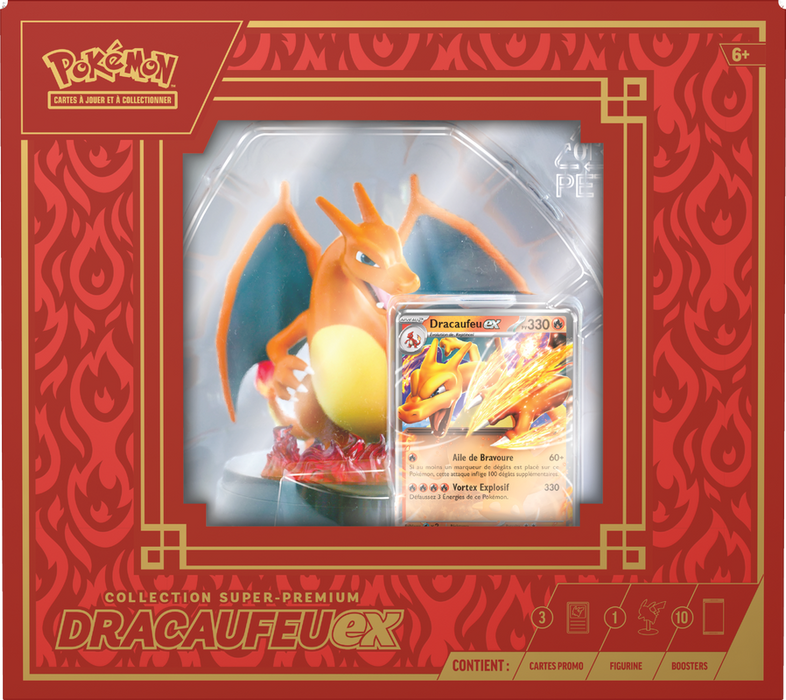 Pokemon Dracaufeu EX Collection Super-Premium (French)