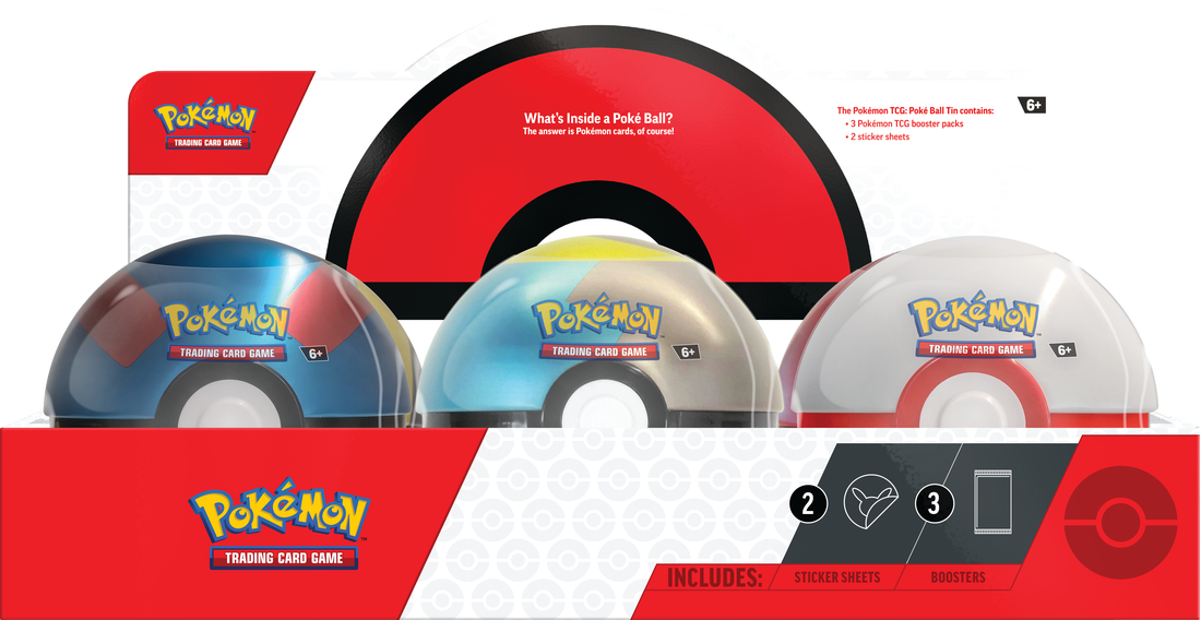 Pokemon Poke Ball Tin Q3 2024 Set of 6 (2024-10-18)