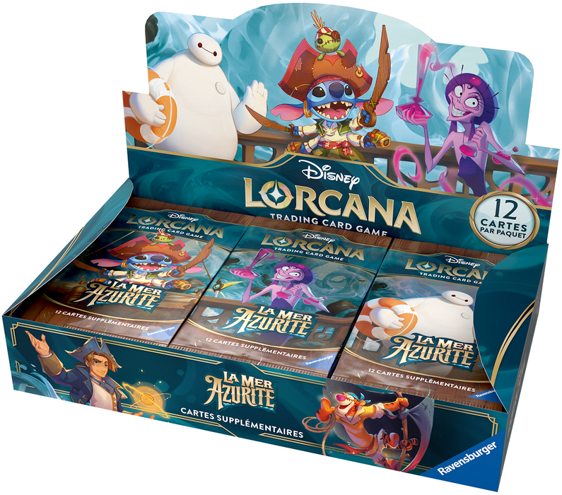 Disney Lorcana La Mer Azurite Boîte de Booster (FR) (2024-11-15)