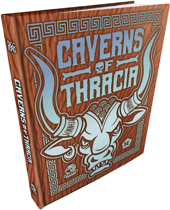 Original Adventures Reincarnated #9: Caverns of Thracia Minotaur Hide Cover 5E (ETA March)