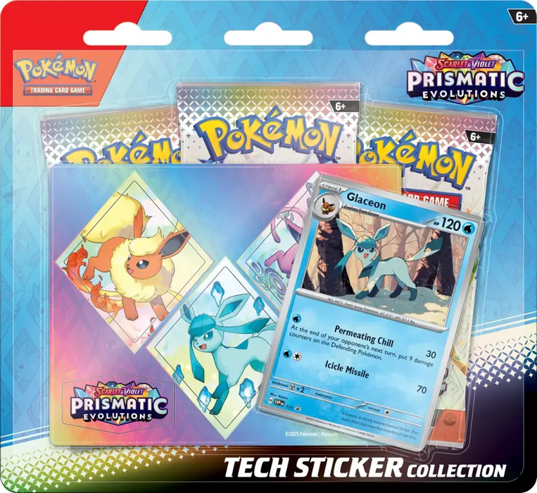 Pokemon SV8.5 Prismatic Evolutions Tech Sticker Glaceon (2025-01-17)